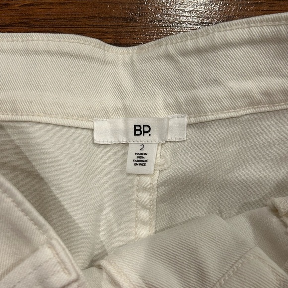 NWT BP Nordstrom White Jeans Wide Leg Women’s Size 2 High Rise - Picture 4 of 8
